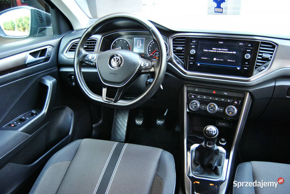 Volkswagen TRoc APP CONNECT LEDY Grzane fotele autoalarm Modliborzyce