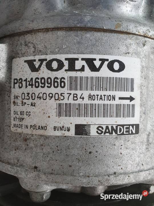 SPRĘŻARKA KLIMATYZACJI Volvo V40 II 20 D D2 osobowe Chełm