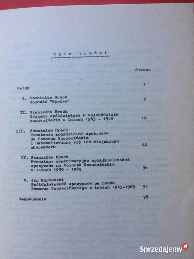 3282 40 Lat Spółdziel Spożywców Na Pomorzu zachodniopomorskie Szczecin sprzedam