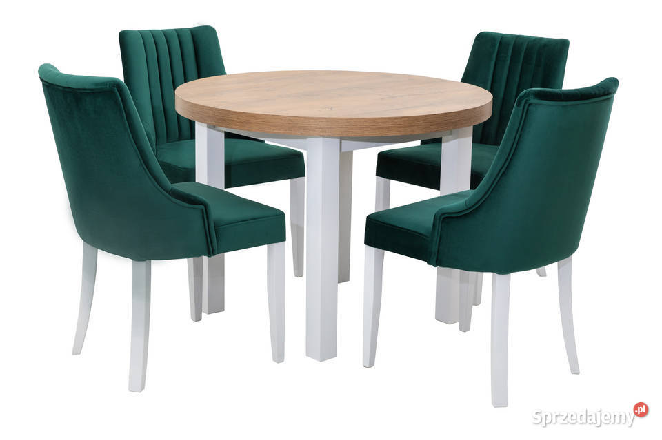 Zestaw 5 stół krzesła Dębica