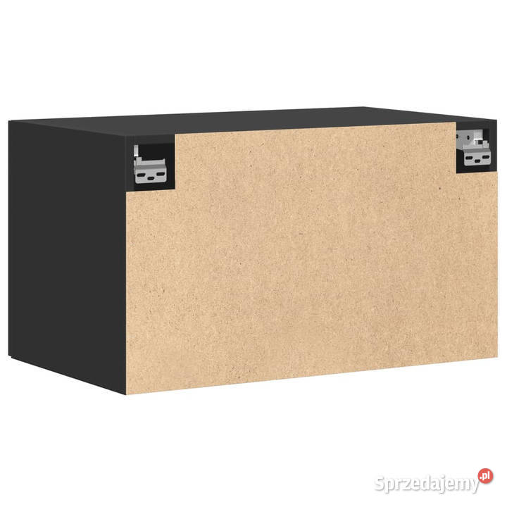 Szafka wisząca czarna 70x425x40 materiał