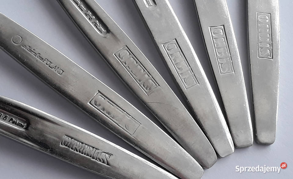 Łyżeczki do herbaty 2 MARS ORBIS sztućce PRL Dąbrowa Górnicza