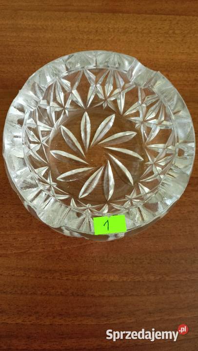 Popielniczki kryształowe porcelanowe Kolekcje Kłodzko sprzedam