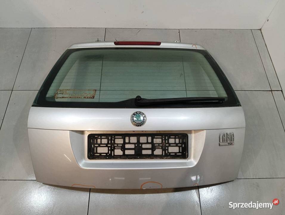 KLAPA TYŁ KOMBI SREBRNA Skoda Fabia I 19992007 sprzedam
