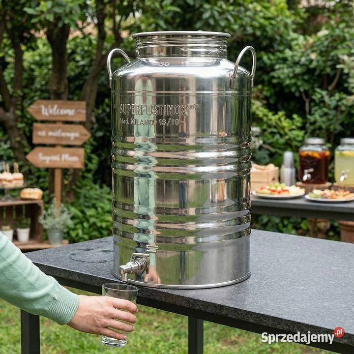 Bańka stal nierdzewna inox 30L z kranem na wodę Gastronomia Biznes i Przemysł Siemianowice Śląskie
