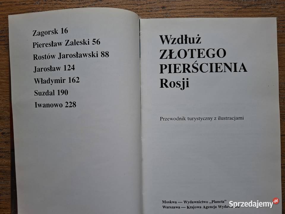 Wzdłuż złotego pierścienia Rosji przewodnik Mapy i przewodniki