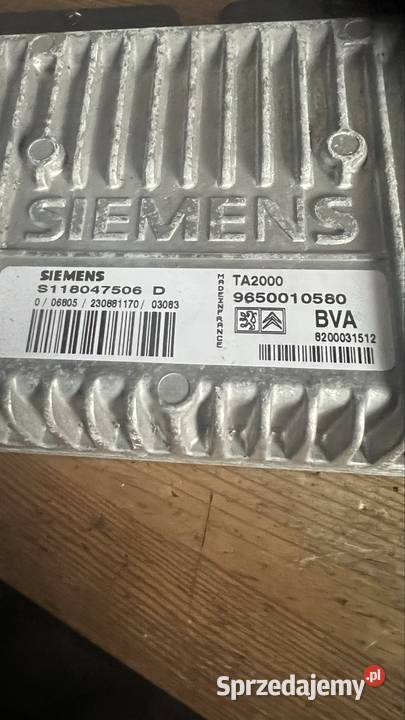 Komputer silnika 9650010580 Silniki Margonin