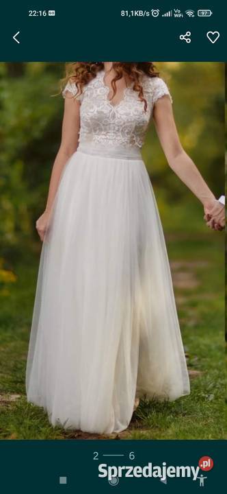 Suknia ślubna model Owena projekt Sylwia