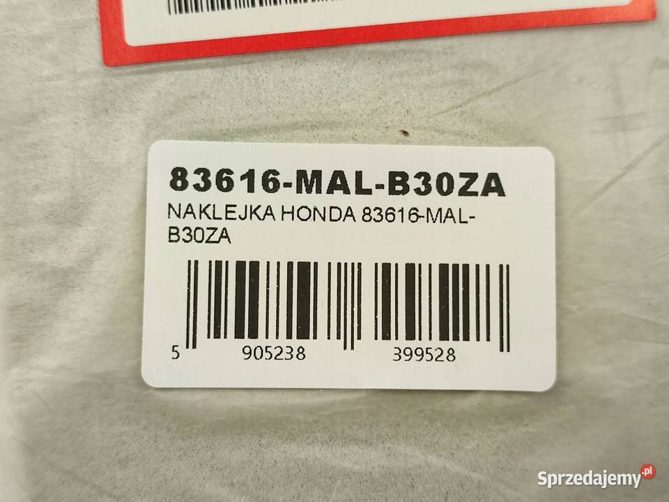 NAKLEJKA 600F3 ZADUPEK L STR HONDA CBR600F 1998