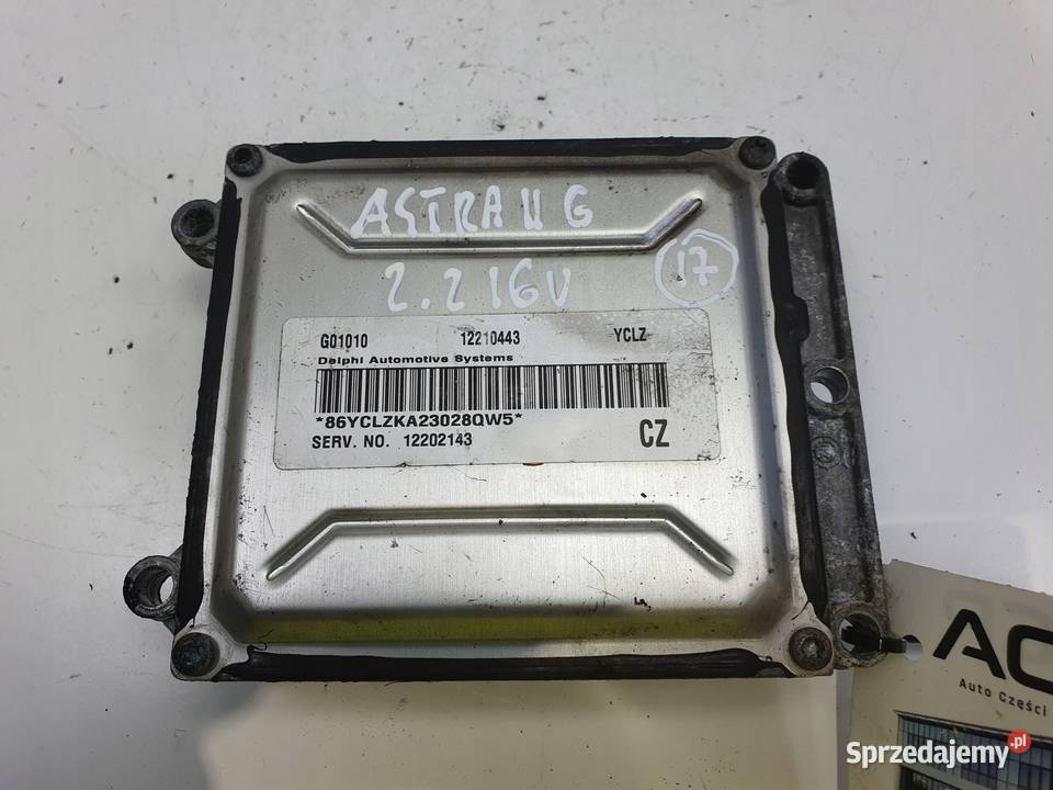 Opel Astra II G 22 16V STEROWNIK SILNIKA Komputery