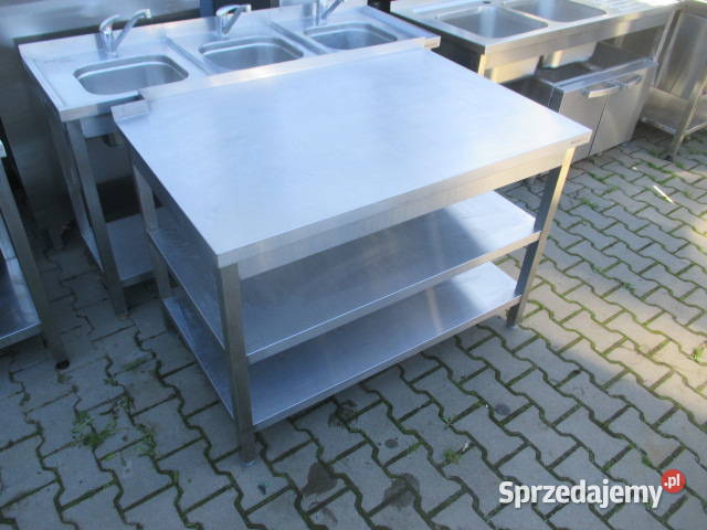 Stół Gastronomiczny Z 2 Półkami 1208085 Biznes i Przemysł Ostrów Wielkopolski sprzedam