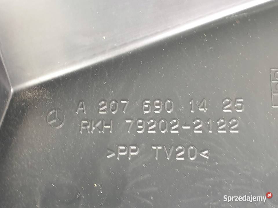 Mercedes C207 A207 PAWA OSŁONA BAGAŻNIKA Boczek Rudka