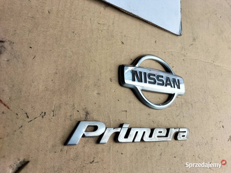 NISSAN PRIMERA P11 LIFT NAPIS ZNACZEK EMBLEMAT osobowe Motoryzacja Kamień-Kolonia