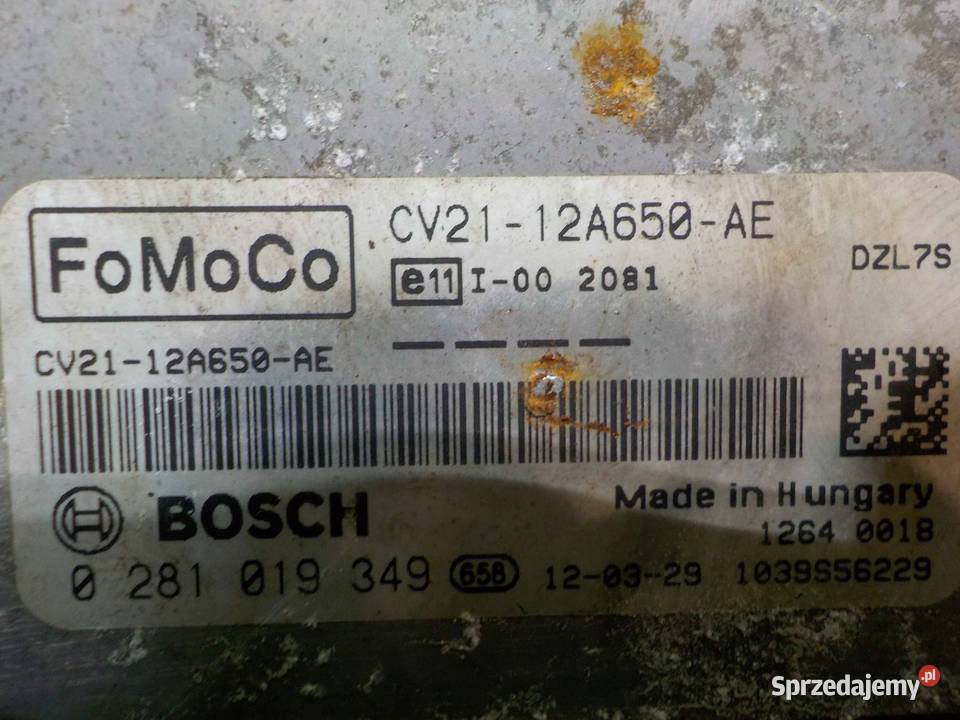 FORD FIESTA MK7 16 TDCI 12r sterownik komputer osobowe mazowieckie Suków