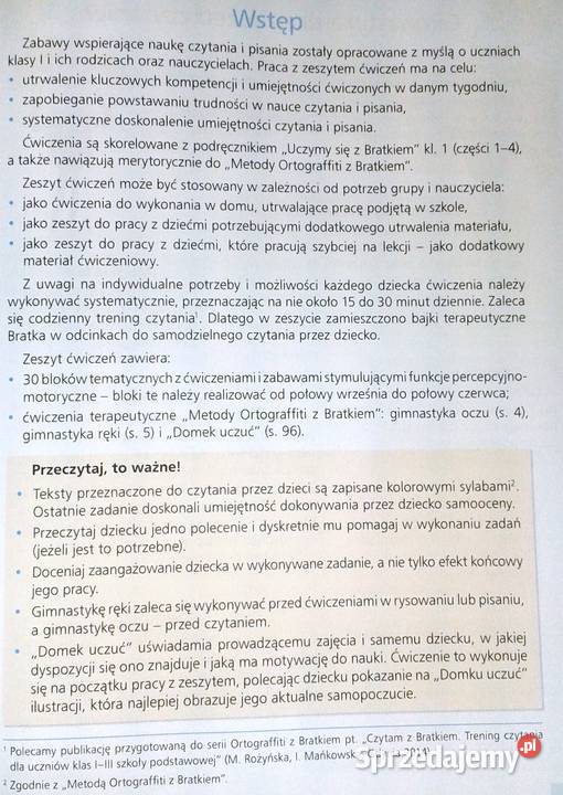 Uczymy się z Bratkiem kl 1 Katarzyna Kupracz Chełm
