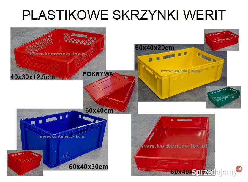 Skrzynki plastikowe WERIT Walichnowy