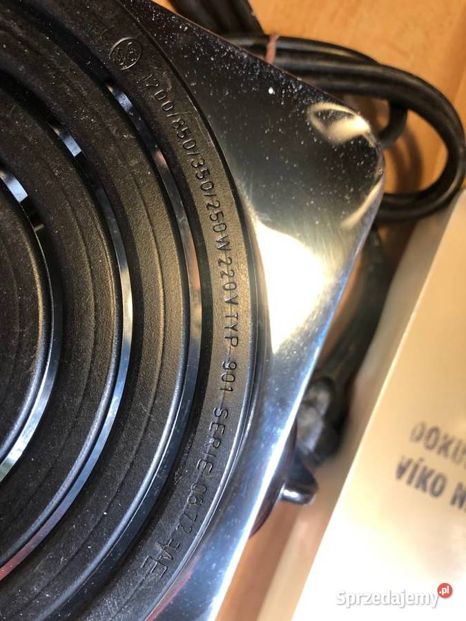 Nowa mocna kuchenka elektryczna jednopłytowa wielkopolskie Tarnowo Podgórne