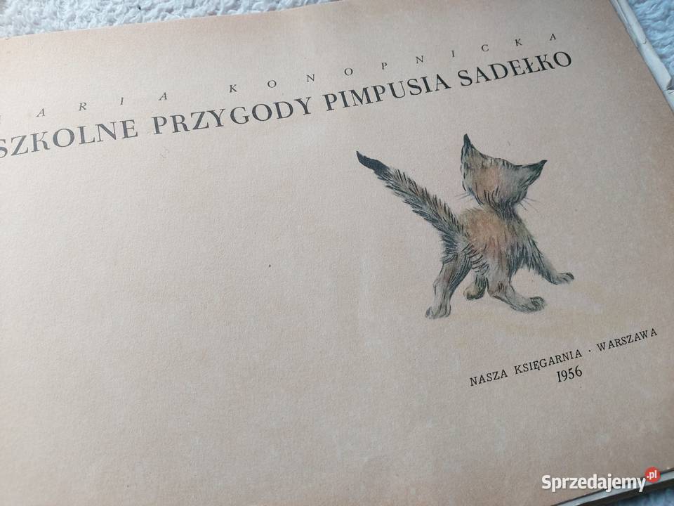 Stara Książka Szkolne Przygody Pimpusia Sadełko Tarnów
