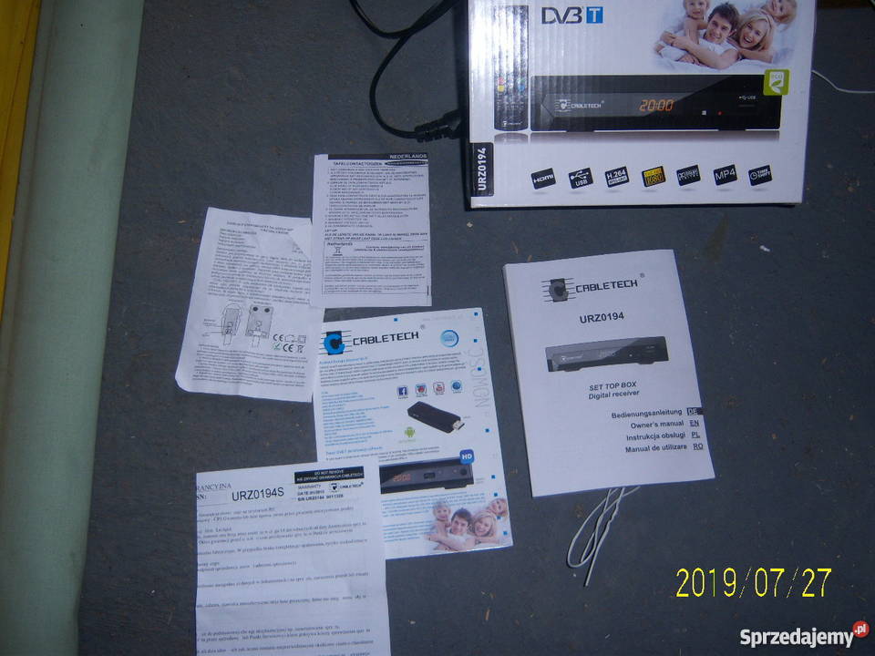 Cabletech dekoder tv pilot tuner 0194 S świętokrzyskie Kielce