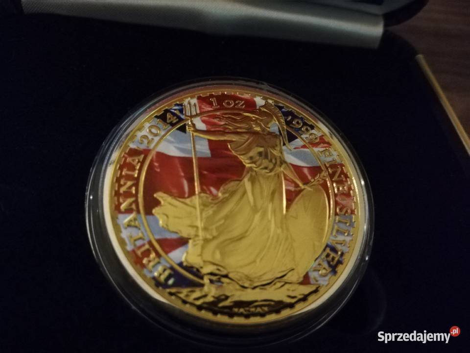 Moneta Brytania PATRIOTIC FLAG Flaga UK 2014 1 Opole