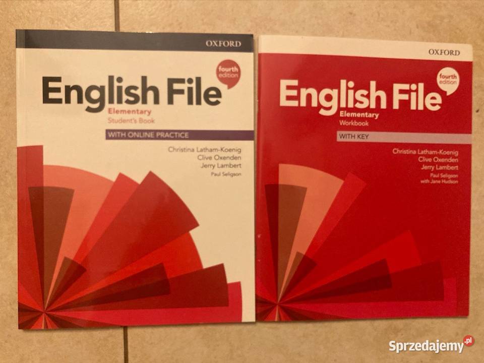 English File Elementary Komplet Students Book i języki obce Jadów