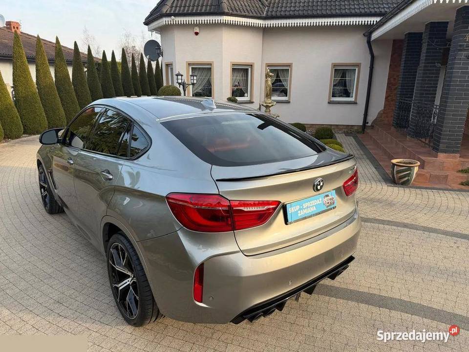 BMW X6M 44 Benzyna 575 4x4 2017r niski przebieg wielkopolskie Krotoszyn
