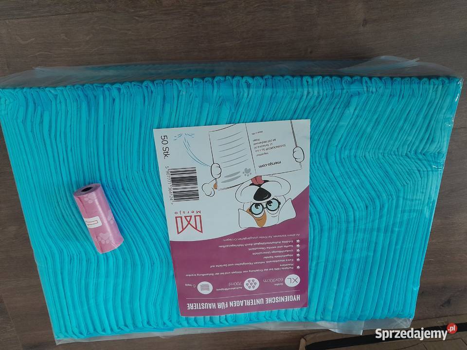 PODKŁADY HIGIENICZNE MATY PSA MERSJO 90x60 100 dolnośląskie
