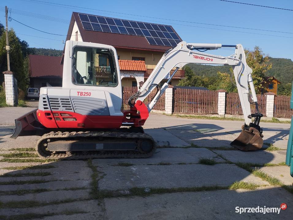 MINIKOPARKA TAKEUCHI TB 250 5TON JCB CAT BOBCAT małopolskie Sucha Beskidzka