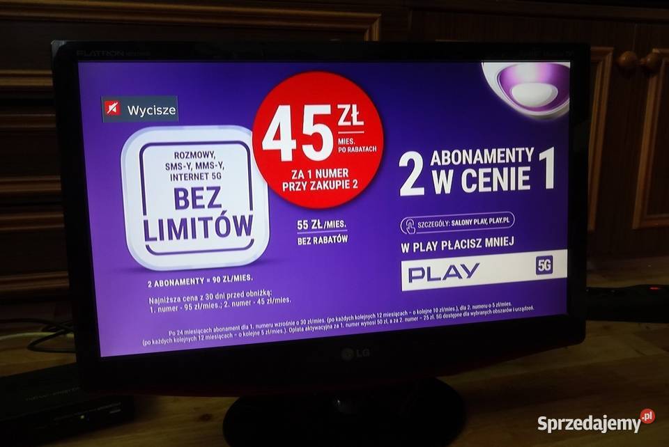 Telewizor 22 FullHD LG Flatron M227WDPPC zachodniopomorskie Szczecin