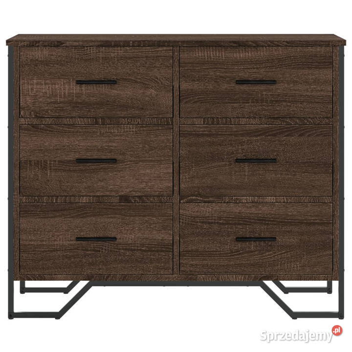 Komoda brązowy dąb 91x355x745 materiał Warszawa sprzedam