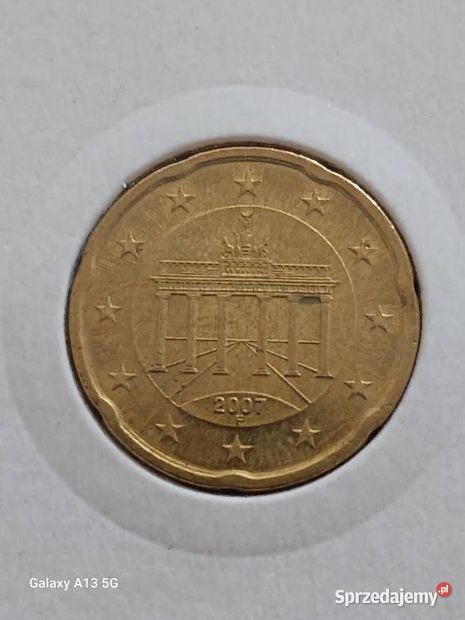 20 Eurocentów Niemcy 2007 r men F Konin