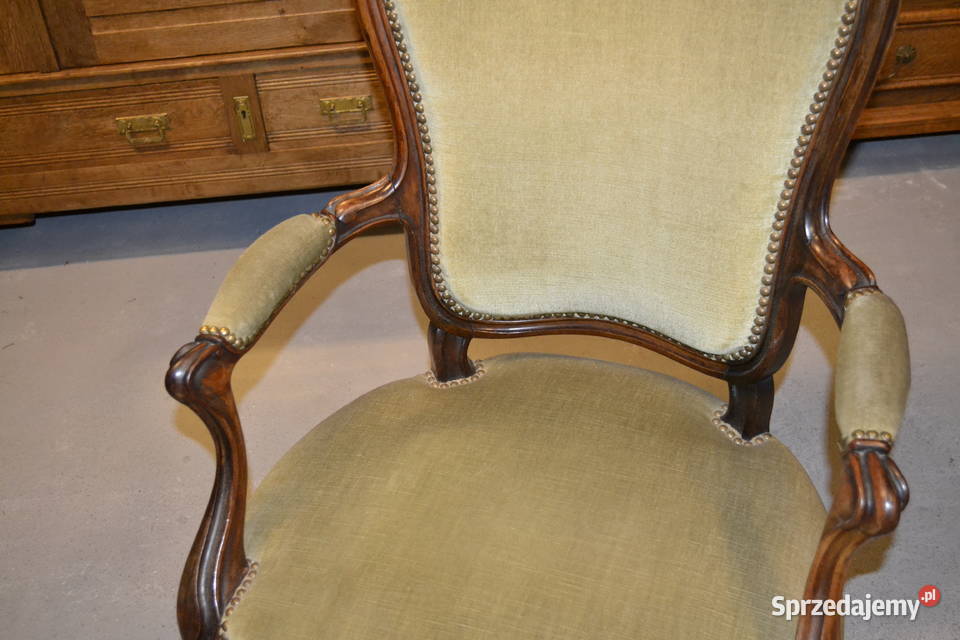 fotel kawowy Francja orzech cukiereczek sprzedam