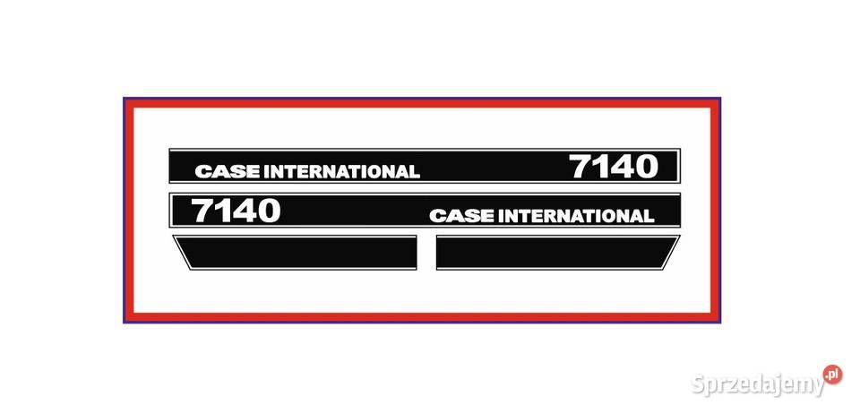 Naklejki ciągnik traktor Case International 7140 Włocławek sprzedam