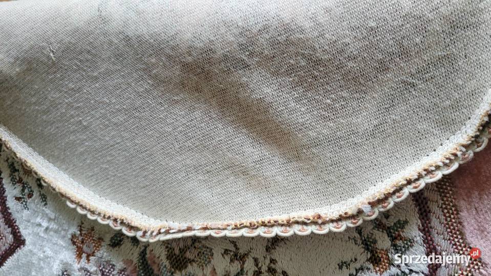 Stare dwie gobelinowe serwety ręcznie wyszywane małopolskie