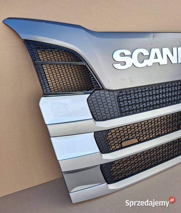 SCANIA S 17 MASKA GRILL ATRAPA BLACHA KOMPLET ciężarowe Bieleń