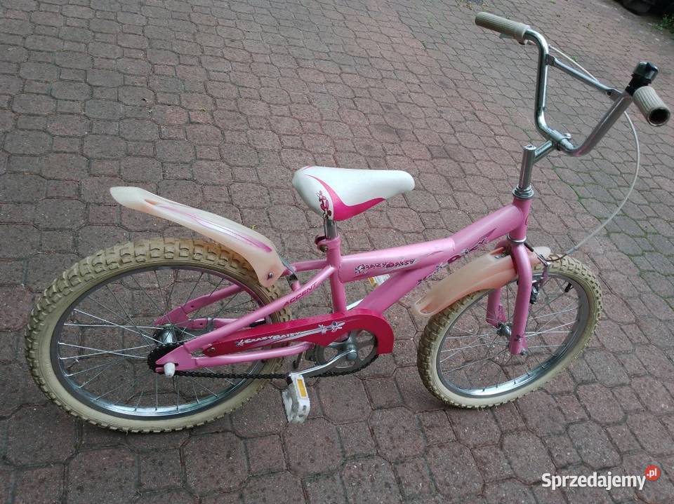 Rower dziecięcy Crazy Daisy koła 20 różowy stalowa Mińsk Mazowiecki