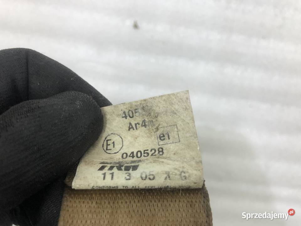 PAS BEZPIECZEŃSTWA ŚRODKOWY TYŁ BMW E60