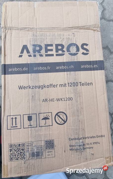Arebos Walizka narzędziowa Poręba