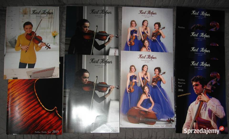 Karl Hofner katalogi zestaw