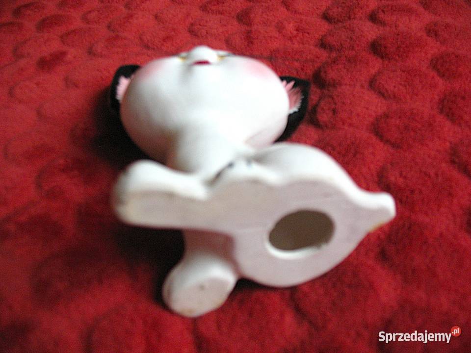 Kot Japonia stara figurka ceramika 14 x 10 x 6 Siedlce sprzedam