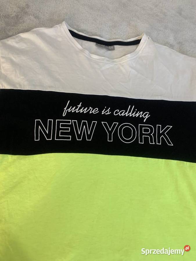 Tshirt bluzka koszulka z krótkim rękawem zielony zielony Jasło