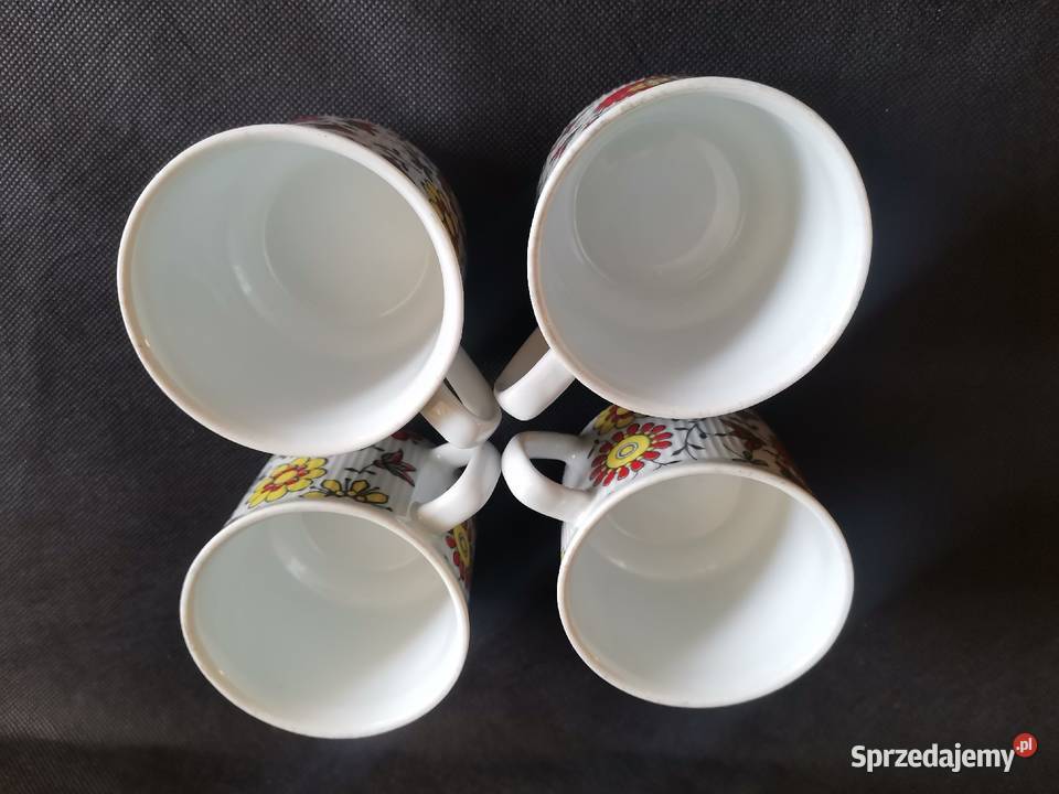 Stare filiżanki Roman 4 sztuki porcelana Siemianowice Śląskie sprzedam
