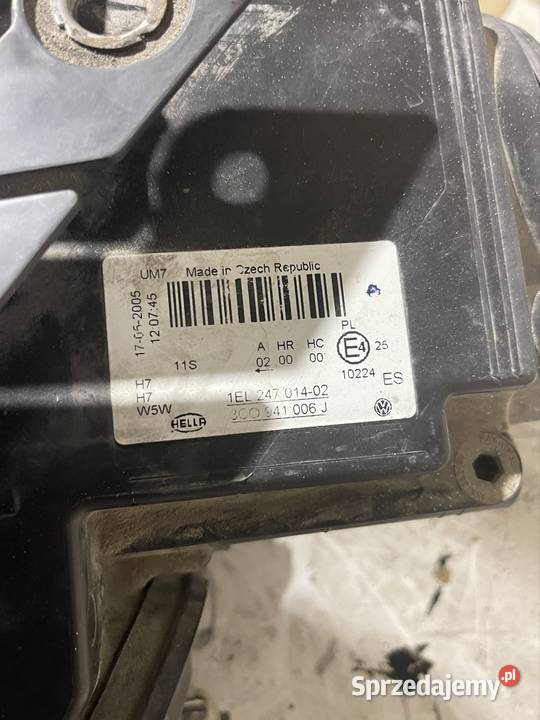 Lampy VW PASSAT B6 osobowe Żółkiewka-Osada
