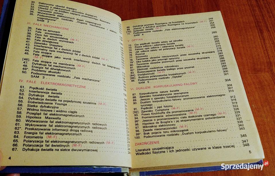 Fizyka podręcznik klasy III liceum twarda Książki naukowe i popularnonaukowe pomorskie Gdańsk