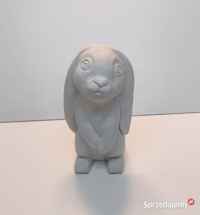 Duży Zając WIELKANOCNY wys29 figura rzeźba kolor mazowieckie Radom