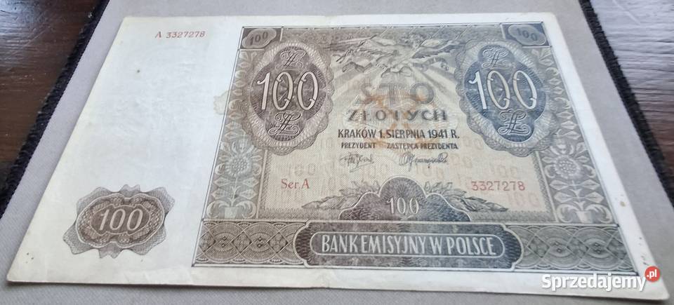 POLSKA100 1941 rSERIAA3327278 Legionowo