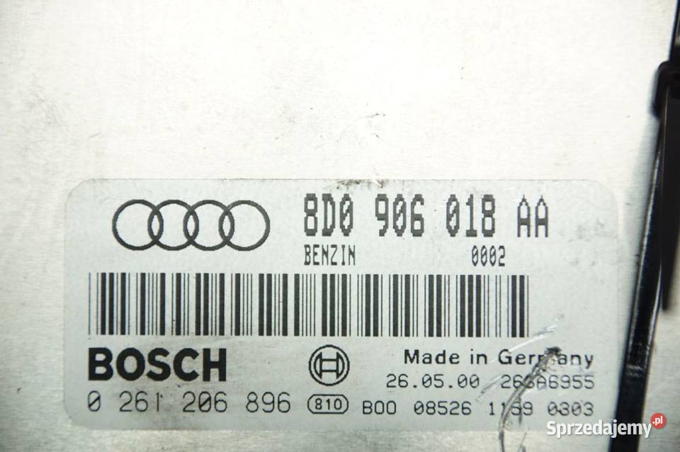 KOMPUTER SILNIKA ECU AUDI A4 B5 8D0906018AA kujawsko-pomorskie sprzedam