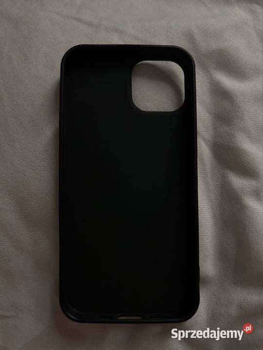 Etui na 14 iPhone z motywem kwiatów czarne Gorzów Wielkopolski