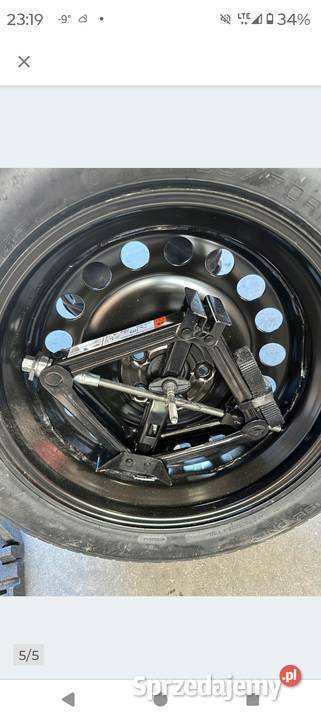 Ford Kuga zestaw koło wytłoczka lewarek komplet osobowe