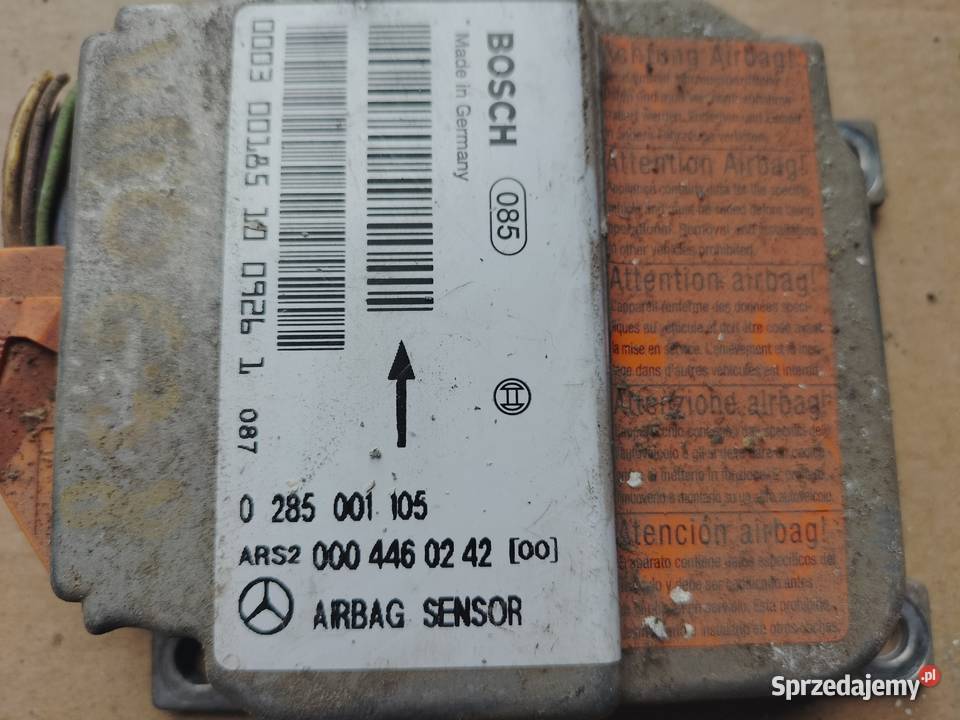 komputer sterownik AIRBAG MERCEDES VITO W638 lubelskie Kamień-Kolonia sprzedam